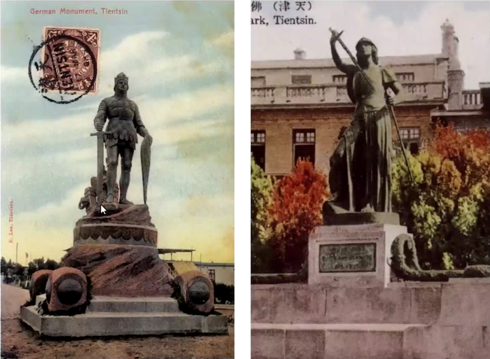 1920年代天津租界外国人创作的雕塑