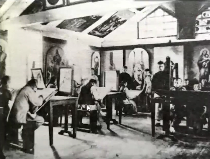 清末土山湾画馆内景