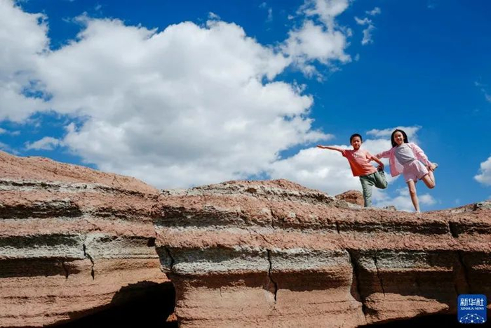 酉阳红石林。图片来源：新华社