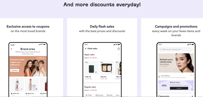 Miravia的折扣力度，图片来自官网