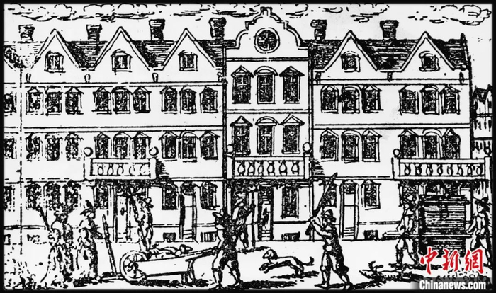 1665年，英国伦敦爆发“黑死病”。视觉中国供图