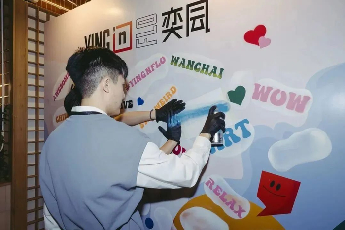 ▲「奕凨」品牌开幕仪式现场