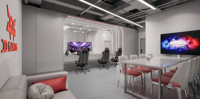 △主队休息室效果图。