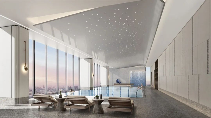 ▲徐州中心康得思酒店-泳池