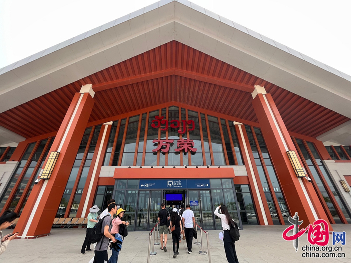 老挝万荣火车站。中国网记者 唐佳蕾／摄