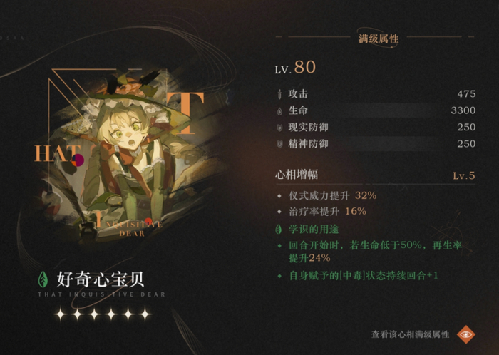 心相的提升无疑是巨大的，但养成成本也不低