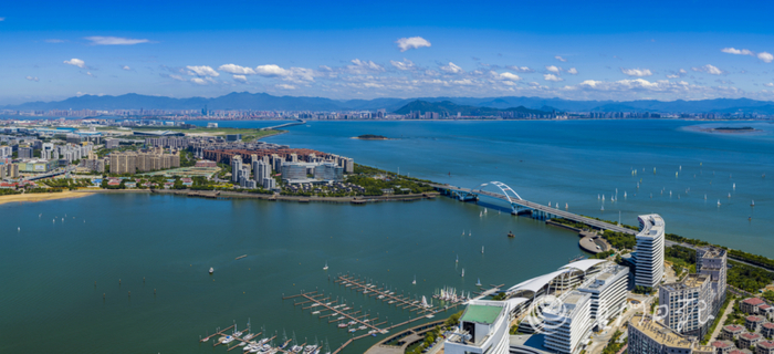 一线湾海资源是五缘湾问鼎国际湾区的一张闪亮名片。