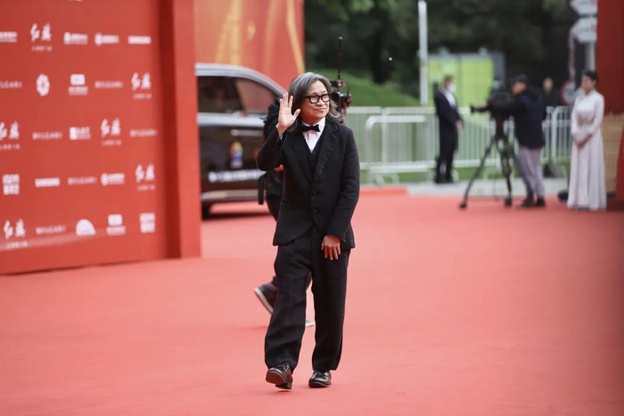 ▲陈可辛亮相第十三届北京国际电影节红毯。  新京报记者 郑新洽 摄