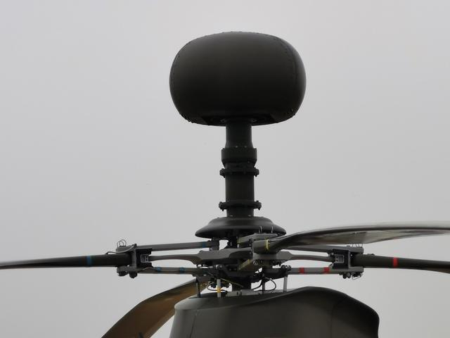 我国早已研制成功用于直升机的毫米波雷达，图为直-19旋翼上配备的毫米波雷达。