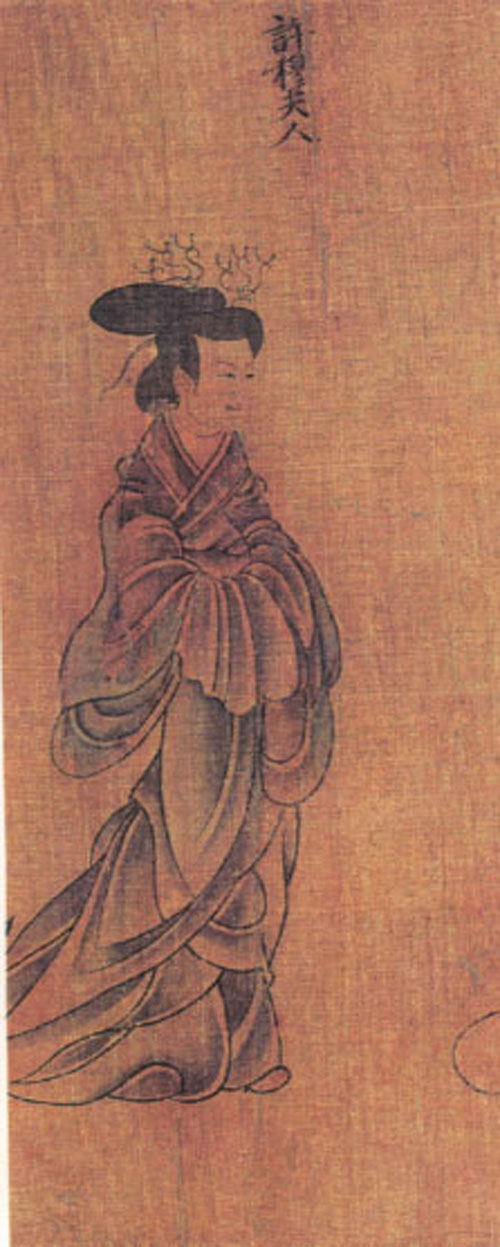 东晋顾恺之（传）绘《列女图卷》中的许穆夫人像