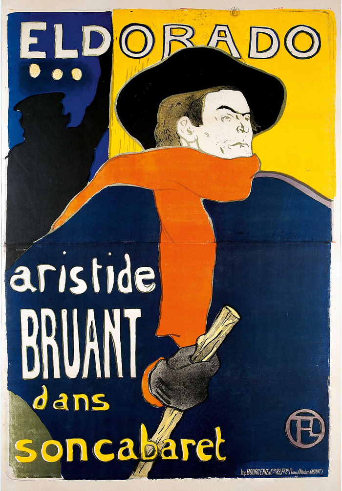 阿里斯蒂德·布鲁恩委托罗特列克创作的海报