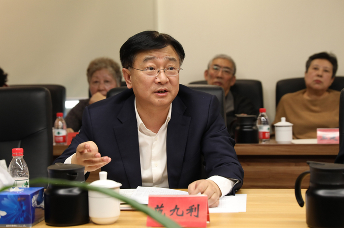 西北政法大学校长范九利。新京报记者 王远征 摄