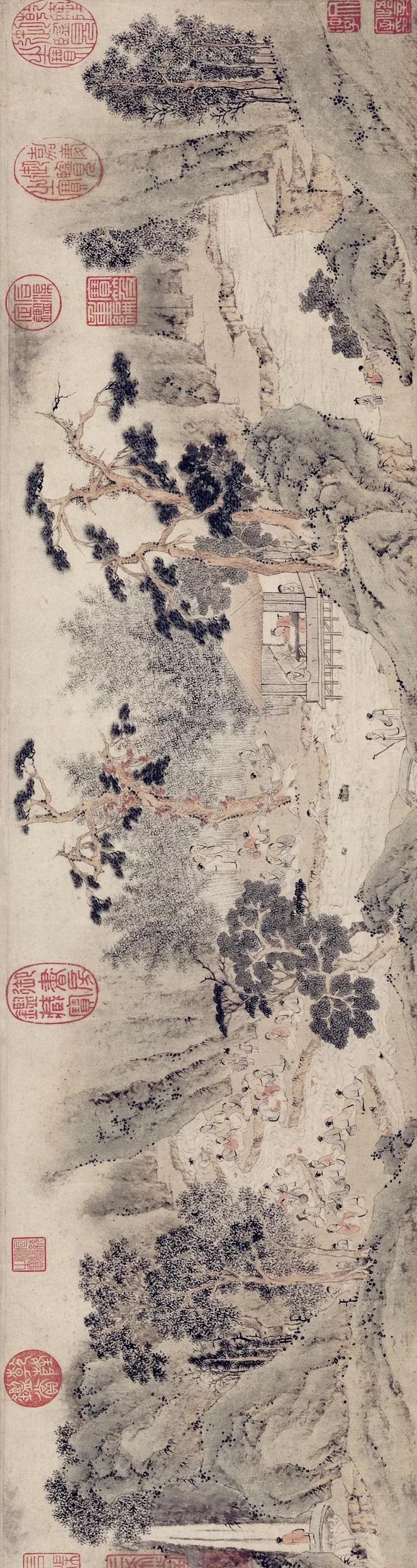 明  文徵明绘  《兰亭雅集图卷》