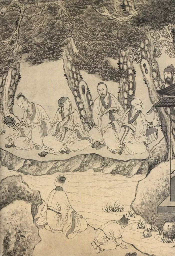 明 尤求 绘《兰亭修禊图》