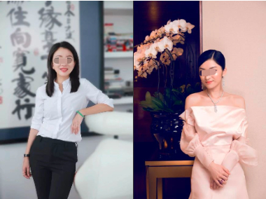 ▲左为陈丹霞，图片来源：和讯网；右为陈丹丽，图片来源：《尚流TATLER》；