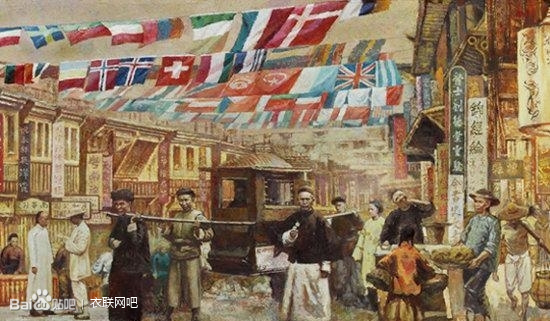 清代广州特区十三行历史图片|广州市|清朝|广东省|欧洲|商行_新浪新闻
