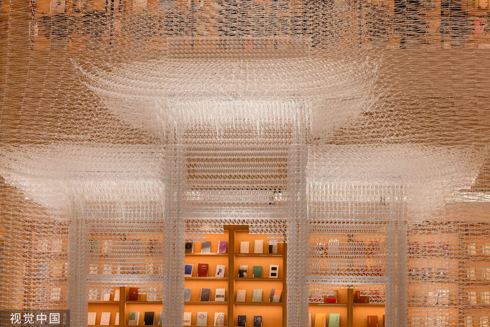 上海徐家汇书院 3D打印的“光启之门” 视觉中国资料图