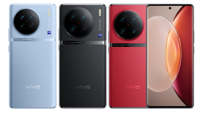 上方从左到右依次是X90蓝色、X90 Pro黑色、X90 Pro+红色