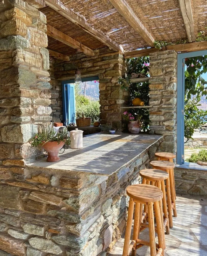 地中海风格的花园,蔚蓝色的烂漫~|蔚蓝色|花园|庭院_新浪新闻