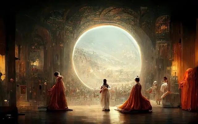 《太空歌剧院》 图源：杰森·艾伦由Midjourney制作