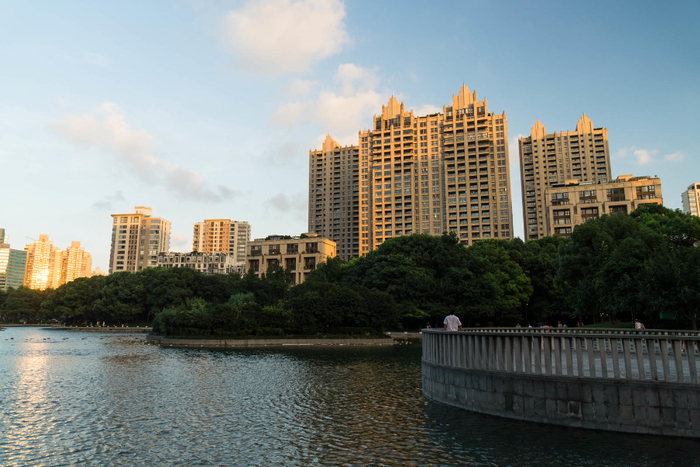 上海翠湖天地项目 图据IC photo