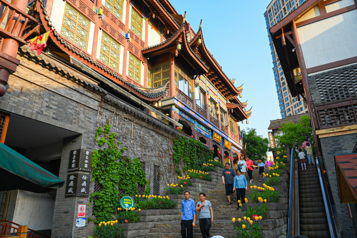 西流沱小镇巴渝风格建筑 邹乐 摄