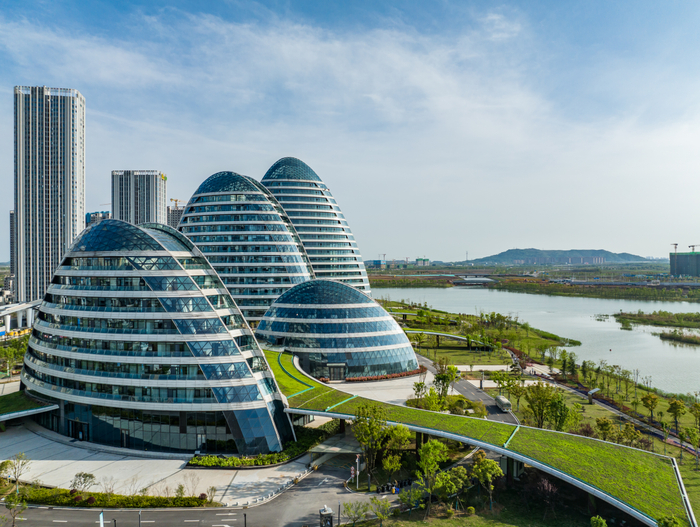 武汉经开区智慧生态城“春笋 ”——车谷新地标