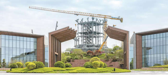     招商展示中心已基本落成 摄影 熊一凡