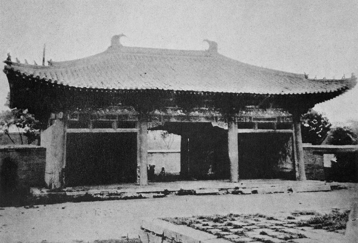 独乐寺山门前景   