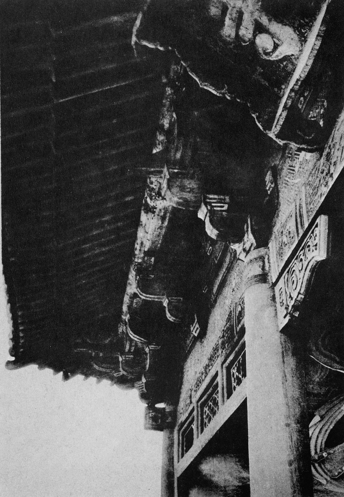 独乐寺山门斗拱和屋檐