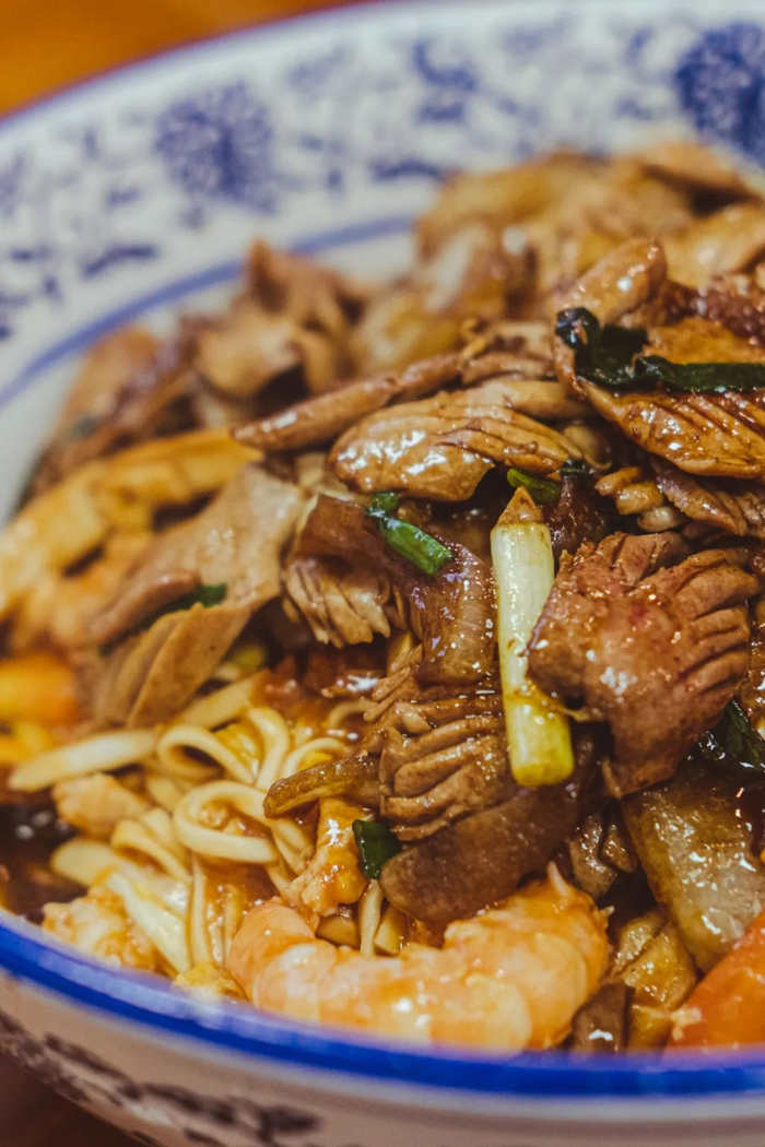 腰花拌川，柔滑微黏。摄影/Coffoodiee