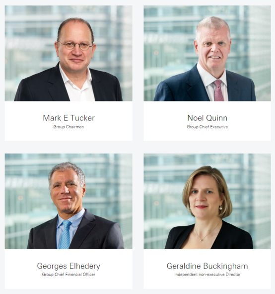 汇丰官网截图 公司三名执行董事会及绝大部分非执行董事均为欧美银行从业者