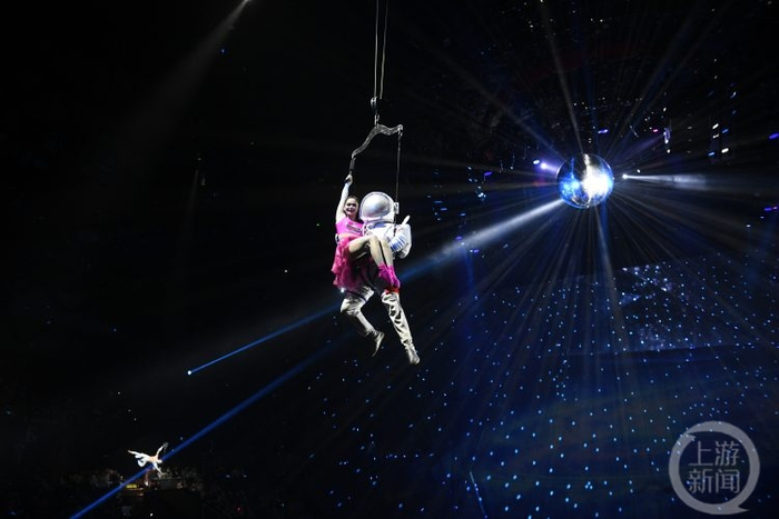 △中国航天的元素在演出中也可以看到