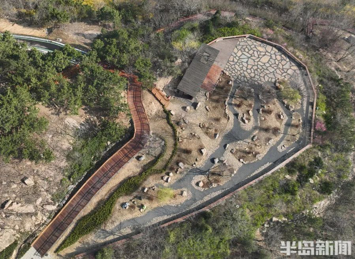 七观台景点的小广场