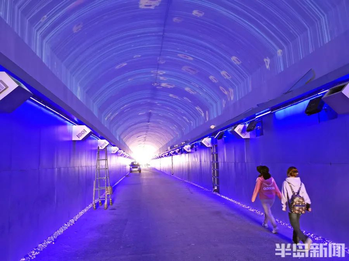 穿越浮山的防火隧道