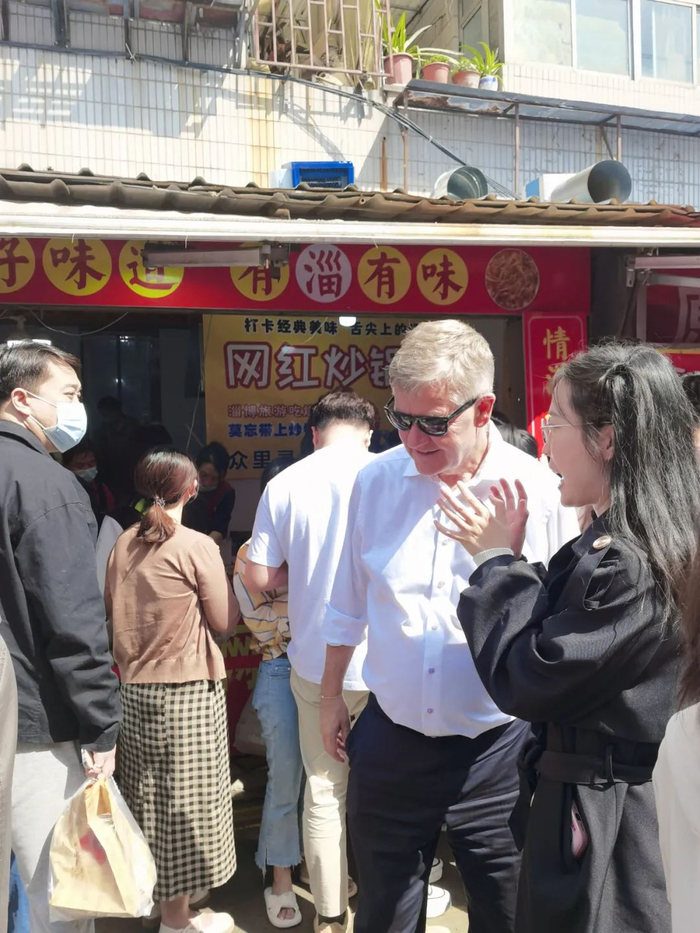 索尔海姆在中国。图片来源：受访者本人 供图