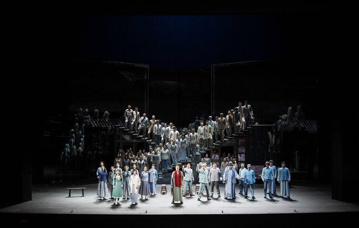 《青春之歌》为国家大剧院歌剧节·2023启幕。  凌风 摄