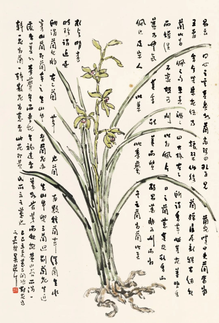 王者香 1989年 69×47cm