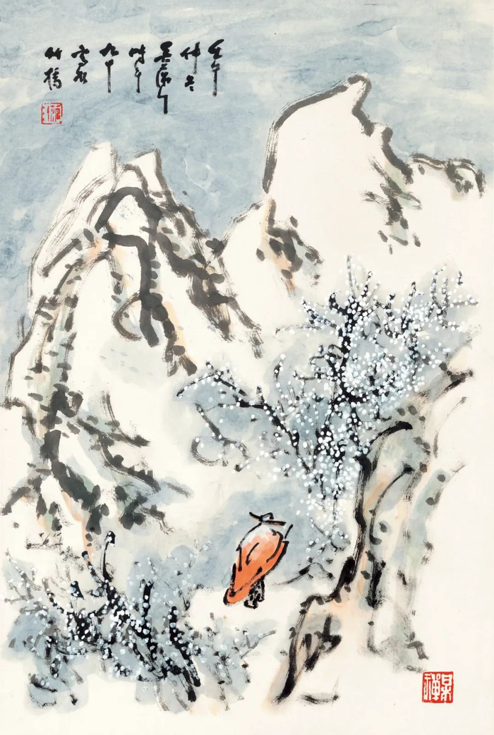 探梅图 2002年 68×46cm