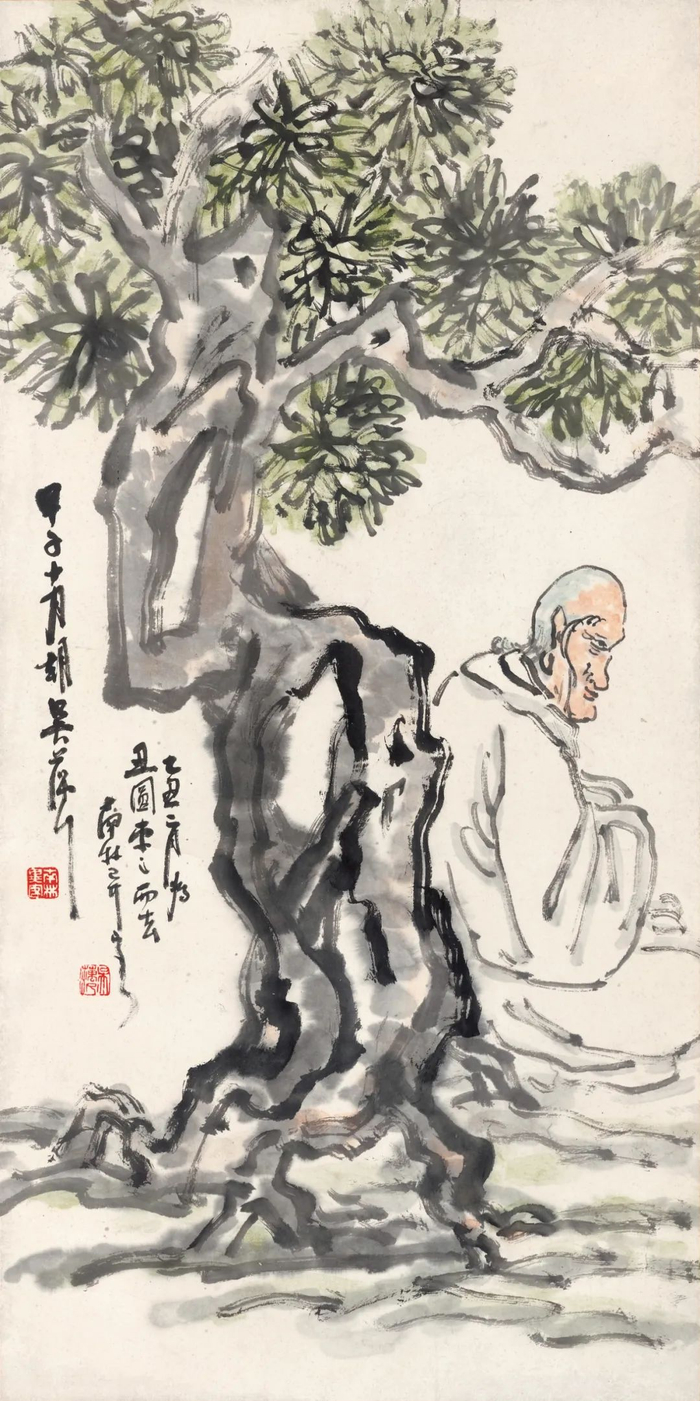 罗汉图 1984年 67×34cm
