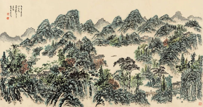 锦绣山河 1995年 95×179cm