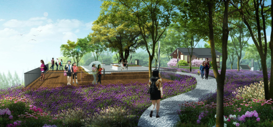 临崖观景区效果图