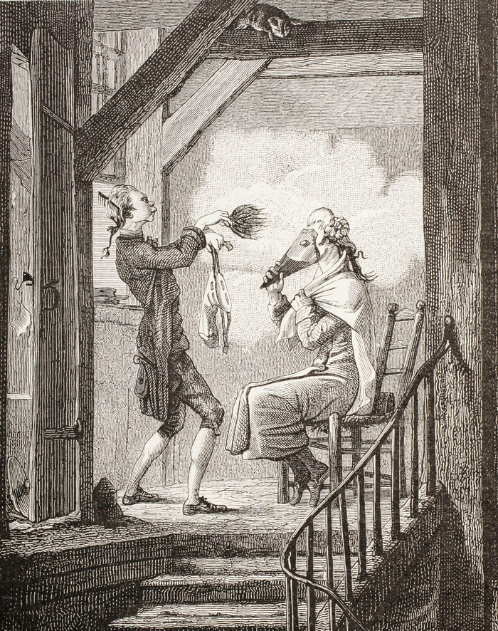 法国，涂香粉的人