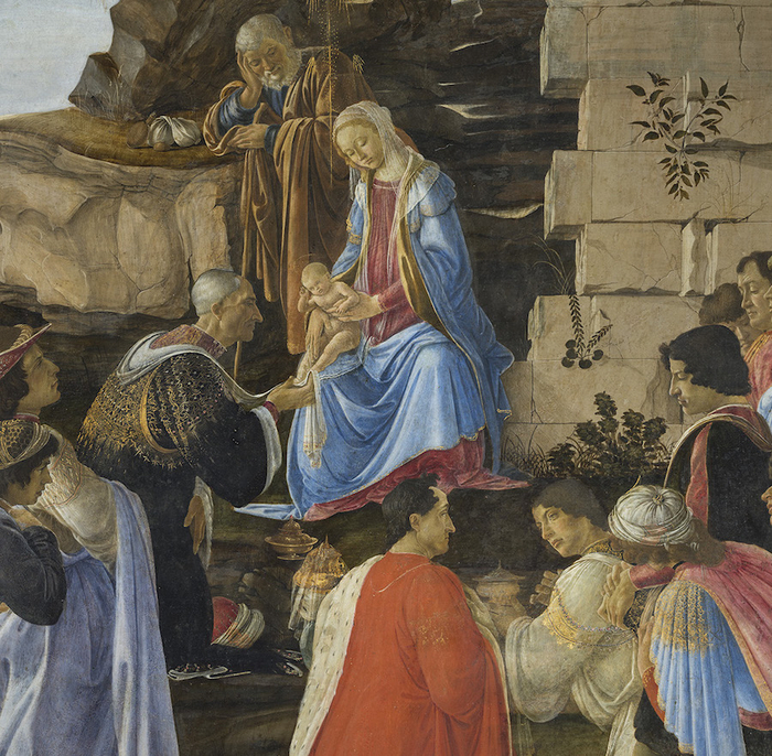 波提切利《三博士朝圣》（局部）中的美第奇家族成员