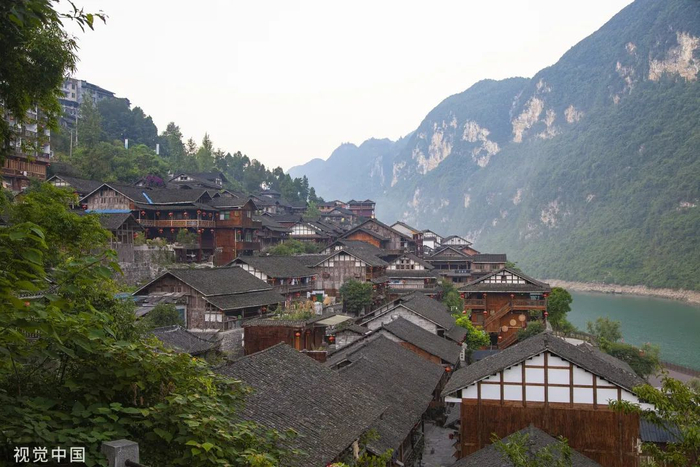 2019年7月29日，重庆酉阳，龚滩古镇。