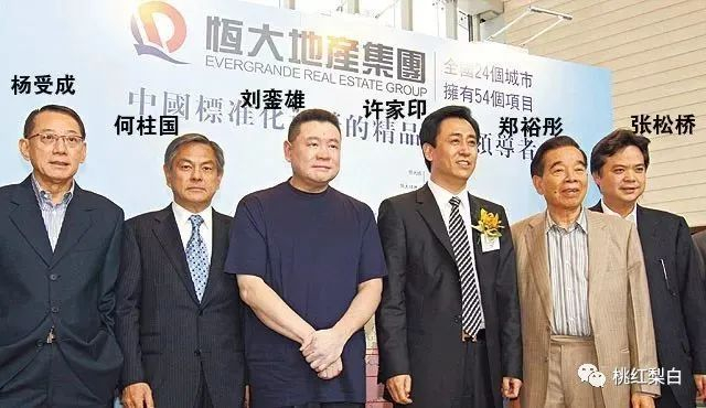 恒大香港上市敲钟照片