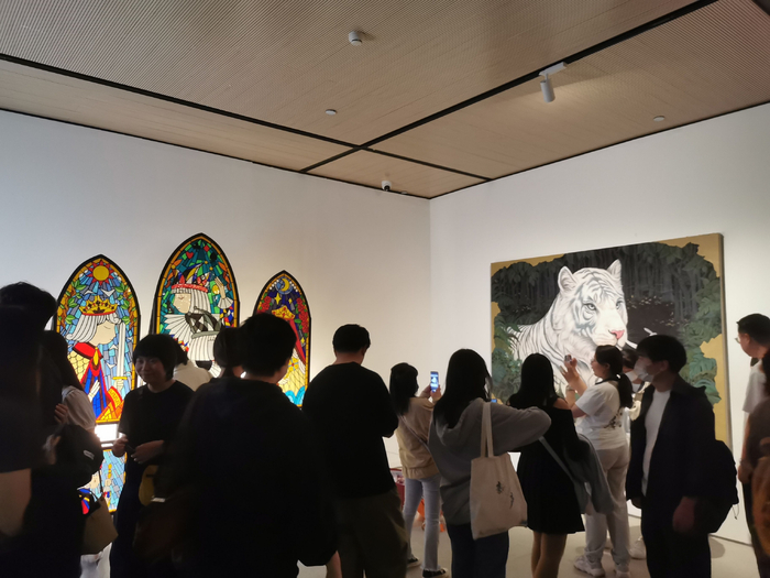 现场人头攒动。新京报记者 苏季 摄