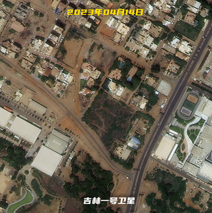 中国“天眼”拍下苏丹动乱，地面的动向一清二楚