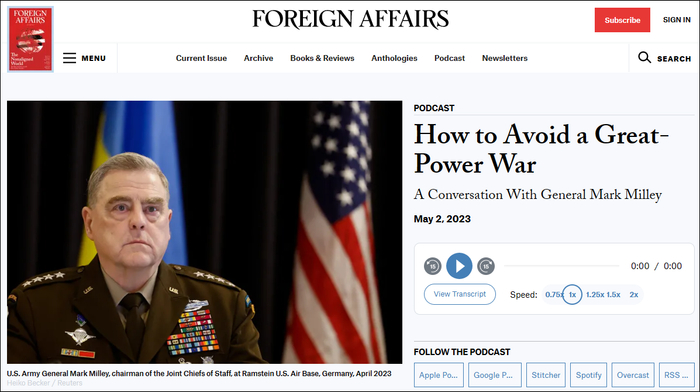 美参联会主席竟称：要尽所能，防止中俄建立军事同盟__财经头条