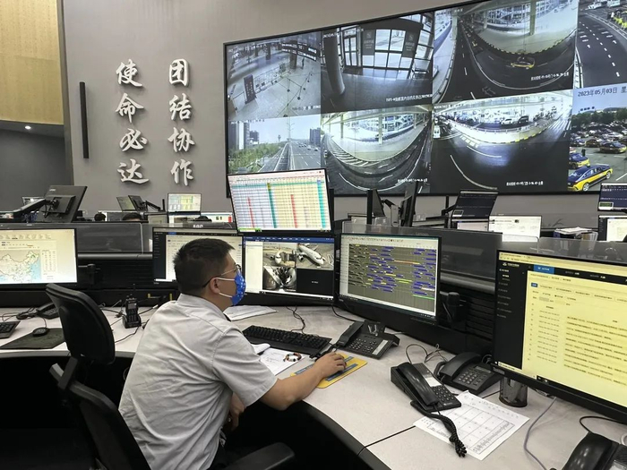 大兴机场运控中心/记者拍摄